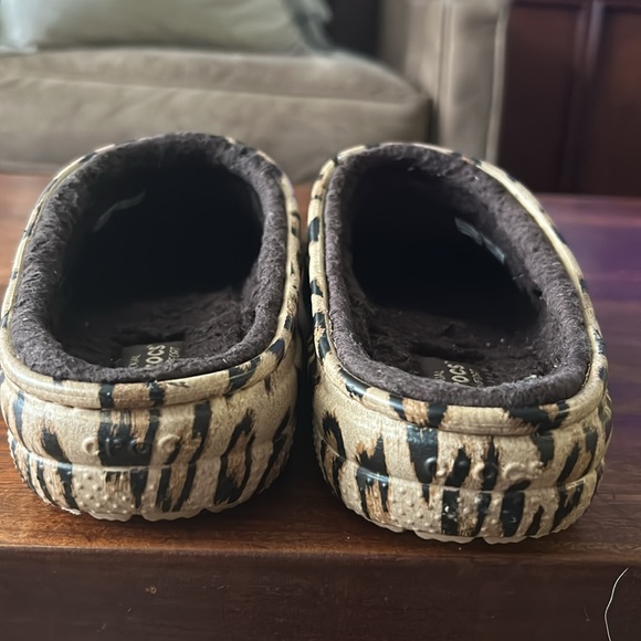 Leopard print lined Crocs - Picture 4 of 7